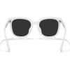 imageMERRYS Modern Oversized Square Acetate Sunglasses for Women and Men UV400 Polarized Sunglasses S6196White FrameBlack Lens