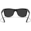 imageMERRYS Square Polarized Driving Sunglasses for Men Women UV400 Protection S8413Black FrameBlack Polarized Lens