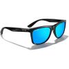 imageMERRYS Square Polarized Driving Sunglasses for Men Women UV400 Protection S8413Black FrameBlue Mirror Polarized Lens