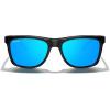 imageMERRYS Square Polarized Driving Sunglasses for Men Women UV400 Protection S8413Black FrameBlue Mirror Polarized Lens