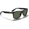 imageMERRYS Square Polarized Driving Sunglasses for Men Women UV400 Protection S8413Black FrameG15 Polarized Lens