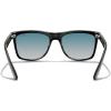 imageMERRYS Square Polarized Driving Sunglasses for Men Women UV400 Protection S8413Black FrameGreen Gradient Polarized Lens