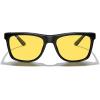 imageMERRYS Square Polarized Driving Sunglasses for Men Women UV400 Protection S8413Black FrameNight Vision Lens