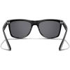 imageMERRYS Square Polarized Driving Sunglasses for Men Women UV400 Protection S8413Black FrameSilver Mirror Polarized Lens
