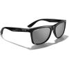 imageMERRYS Square Polarized Driving Sunglasses for Men Women UV400 Protection S8413Black FrameSilver Mirror Polarized Lens