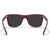 imageMERRYS Square Polarized Driving Sunglasses for Men Women UV400 Protection S8413Bright Wine Red FrameBlack Polarized Lens