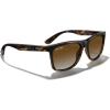 imageMERRYS Square Polarized Driving Sunglasses for Men Women UV400 Protection S8413Leopard FrameBrown Gradient Polarized Lens