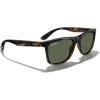 imageMERRYS Square Polarized Driving Sunglasses for Men Women UV400 Protection S8413Leopard FrameG15 Polarized Lens
