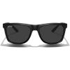 imageMERRYS Square Polarized Driving Sunglasses for Men Women UV400 Protection S8413Matte Black FrameBlack Polarized Lens
