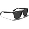 imageMERRYS Square Polarized Driving Sunglasses for Men Women UV400 Protection S8413Matte Black FrameBlack Polarized Lens