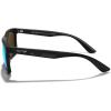 imageMERRYS Square Polarized Driving Sunglasses for Men Women UV400 Protection S8413Matte Black FrameBlue Mirror Polarized Lens