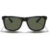 imageMERRYS Square Polarized Driving Sunglasses for Men Women UV400 Protection S8413Matte Black FrameG15 Polarized Lens