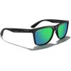 imageMERRYS Square Polarized Driving Sunglasses for Men Women UV400 Protection S8413Matte Black FrameGreen Mirror Polarized Lens