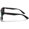 imageMERRYS Square Polarized Driving Sunglasses for Men Women UV400 Protection S8413Matte Black FrameGreen Mirror Polarized Lens
