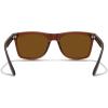 imageMERRYS Square Polarized Driving Sunglasses for Men Women UV400 Protection S8413Matte Brown FrameBrown Polarized Lens