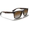 imageMERRYS Square Polarized Driving Sunglasses for Men Women UV400 Protection S8413Matte Leopard FrameBrown Gradient Polarized Lens