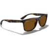 imageMERRYS Square Polarized Driving Sunglasses for Men Women UV400 Protection S8413Matte Leopard FrameBrown Polarized Lens
