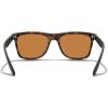 imageMERRYS Square Polarized Driving Sunglasses for Men Women UV400 Protection S8413Matte Leopard FrameOrange Polarized Lens