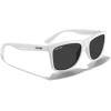 imageMERRYS Square Polarized Driving Sunglasses for Men Women UV400 Protection S8413White FrameBlack Polarized Lens