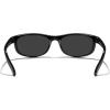 imageMERRYS Wrap Around Sport Polarized Sunglasses for Men Women Driving Fishing Cycling Running UV400 Protection S3027Bright Black FrameBlack Polarized Lens
