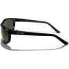 imageMERRYS Wrap Around Sport Polarized Sunglasses for Men Women Driving Fishing Cycling Running UV400 Protection S3027Bright Black FrameG15 Polarized Lens