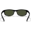imageMERRYS Wrap Around Sport Polarized Sunglasses for Men Women Driving Fishing Cycling Running UV400 Protection S3027Bright Black FrameG15 Polarized Lens