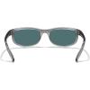 imageMERRYS Wrap Around Sport Polarized Sunglasses for Men Women Driving Fishing Cycling Running UV400 Protection S3027Bright Tra Gray FrameRed Mirror Polarized Lens