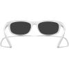imageMERRYS Wrap Around Sport Polarized Sunglasses for Men Women Driving Fishing Cycling Running UV400 Protection S3027Bright White FrameBlack Polarized Lens