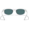 imageMERRYS Wrap Around Sport Polarized Sunglasses for Men Women Driving Fishing Cycling Running UV400 Protection S3027Bright White FrameRed Mirror Polarized Lens
