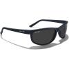 imageMERRYS Wrap Around Sport Polarized Sunglasses for Men Women Driving Fishing Cycling Running UV400 Protection S3027Dark Blue FrameBlack Polarized Lens