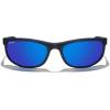 imageMERRYS Wrap Around Sport Polarized Sunglasses for Men Women Driving Fishing Cycling Running UV400 Protection S3027Dark Blue FrameDark Blue Mirror Polarized Lens