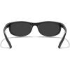 imageMERRYS Wrap Around Sport Polarized Sunglasses for Men Women Driving Fishing Cycling Running UV400 Protection S3027Matte Black FrameBlack Polarized Lens