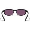 imageMERRYS Wrap Around Sport Polarized Sunglasses for Men Women Driving Fishing Cycling Running UV400 Protection S3027Matte Black FrameGreen Mirror Lens