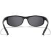 imageMERRYS Wrap Around Sport Polarized Sunglasses for Men Women Driving Fishing Cycling Running UV400 Protection S3027Matte Black FrameSilver Mirror Lens