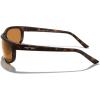 imageMERRYS Wrap Around Sport Polarized Sunglasses for Men Women Driving Fishing Cycling Running UV400 Protection S3027Matte Havana FrameOrange Polarized Lens