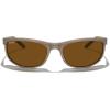 imageMERRYS Wrap Around Sport Polarized Sunglasses for Men Women Driving Fishing Cycling Running UV400 Protection S3027Tan FrameBrown Polarized Lens