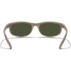 imageMERRYS Wrap Around Sport Polarized Sunglasses for Men Women Driving Fishing Cycling Running UV400 Protection S3027Tan FrameG15 Polarized Lens
