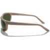 imageMERRYS Wrap Around Sport Polarized Sunglasses for Men Women Driving Fishing Cycling Running UV400 Protection S3027Tan FrameG15 Polarized Lens