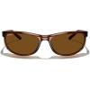imageMERRYS Wrap Around Sport Polarized Sunglasses for Men Women Driving Fishing Cycling Running UV400 Protection S3027Tra Brown FrameBrown Polarized Lens