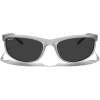 imageMERRYS Wrap Around Sport Polarized Sunglasses for Men Women Driving Fishing Cycling Running UV400 Protection S3027Tra Gray FrameBlack Polarized Lens