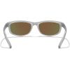 imageMERRYS Wrap Around Sport Polarized Sunglasses for Men Women Driving Fishing Cycling Running UV400 Protection S3027Tra Gray FrameBlue Mirror Polarized Lens