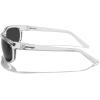imageMERRYS Wrap Around Sport Polarized Sunglasses for Men Women Driving Fishing Cycling Running UV400 Protection S3027Transparent FrameBlack Polarized Lens