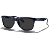 Bright Dark Blue Frame/Black Polarized Lens