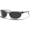 Bright Tra Gray Frame/Black Polarized Lens