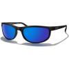 Matte Black Frame/Dark Blue Mirror Polarized Lens