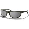Military Olive Frame/Silver Mirror Polarized Lens