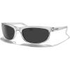Transparent Frame/Black Polarized Lens