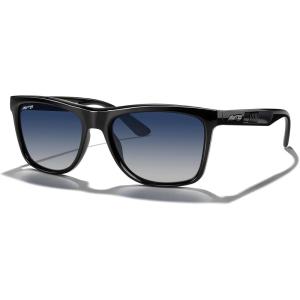 imageMERRYS Square Polarized Driving Sunglasses for Men Women UV400 Protection S8413Black FrameBlue Gradient Polarized Lens