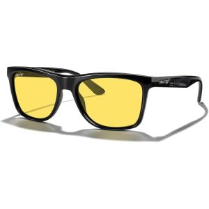 imageMERRYS Square Polarized Driving Sunglasses for Men Women UV400 Protection S8413Black FrameNight Vision Lens