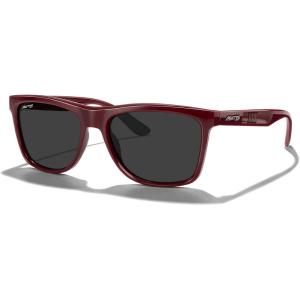 imageMERRYS Square Polarized Driving Sunglasses for Men Women UV400 Protection S8413Bright Wine Red FrameBlack Polarized Lens